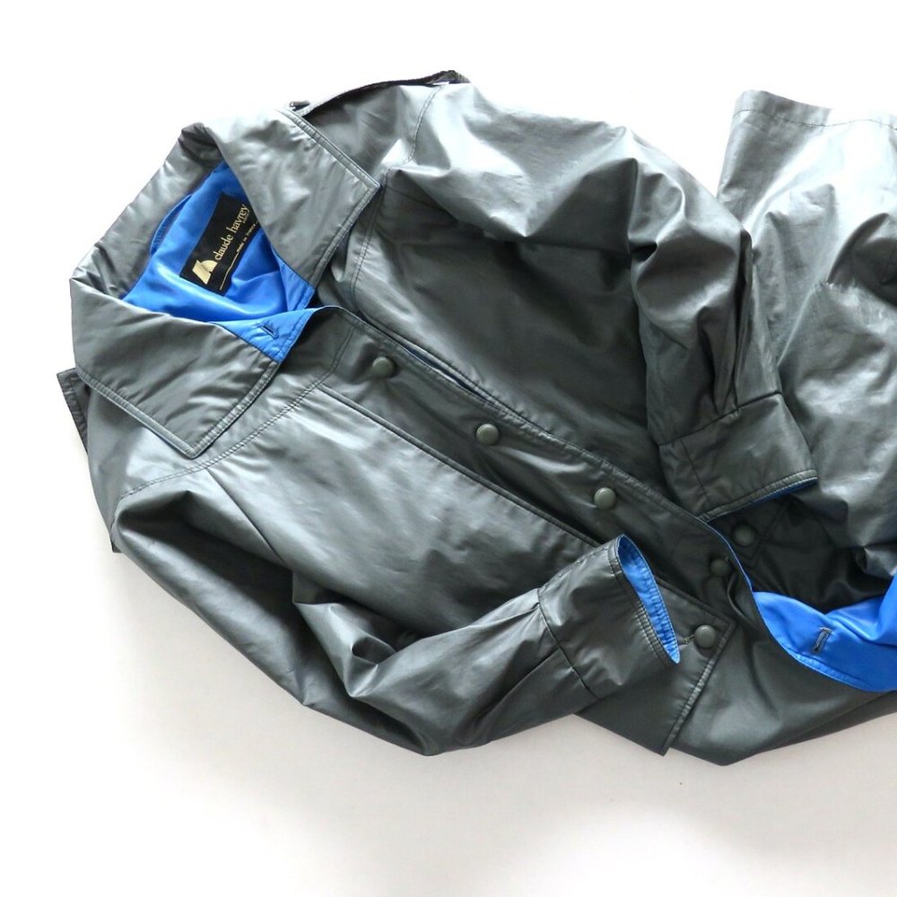 Vintage French Trench Coat Claude Havrey Classic Paris Fashion Trenchcoat sz S/M